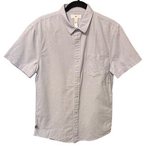 2/$20 BP Classic Cotton Light Purple Button-Down Short Sleeve Shirt